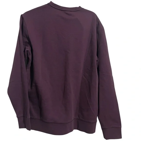 Express Men's Burgundy Crewneck - Picture 2 of 6